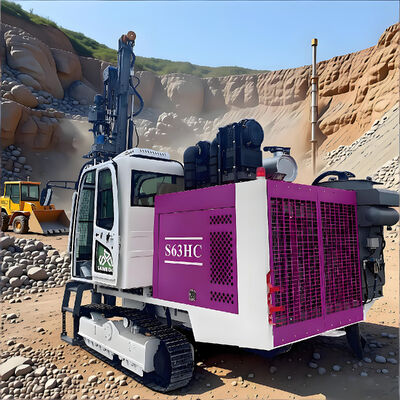 ハード ロック発破穴の掘削装置の深さ 21m のより高い生産性の鉱山のクローラーの掘削装置