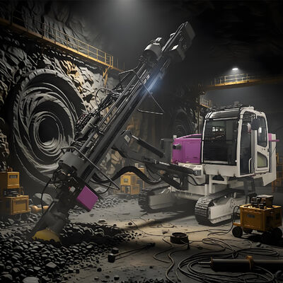 Crawler Drilling Rig Machine Zero Emission Drilling Rig Mining Automatic DTH Drilling Rig