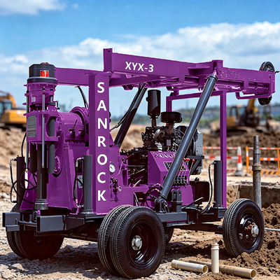 Coal Geological Core Drilling Rig Trailer Drilling Machine Flexible Operation Core Drilling Rig Manufacturer