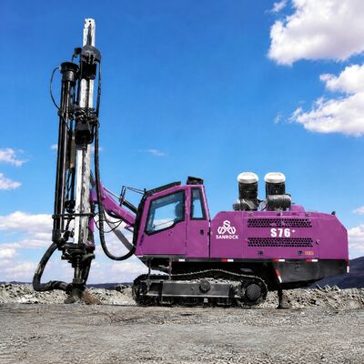 採掘用DTHドリルリグ 完全密閉型オペレーターキャブ 油圧ドリルマシン クローラードリルリグ機器