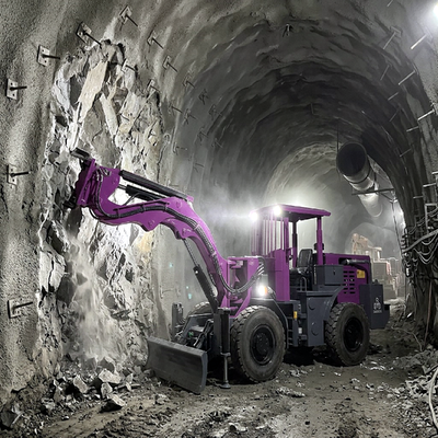 Tunneling Scaler Machine Telescoping Boom and Tilting Breaker Head Adapt Underground Drilling Machine